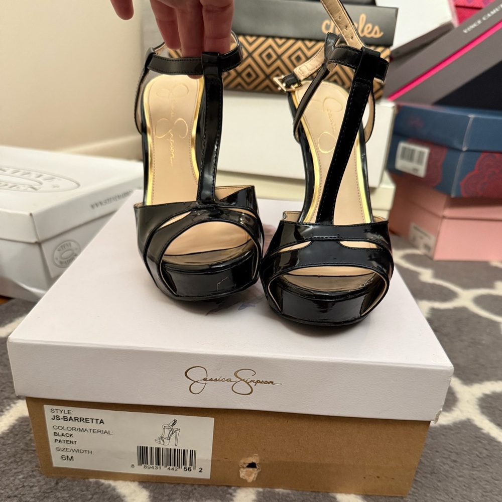 Jessica Simpson Black Heels Size 6